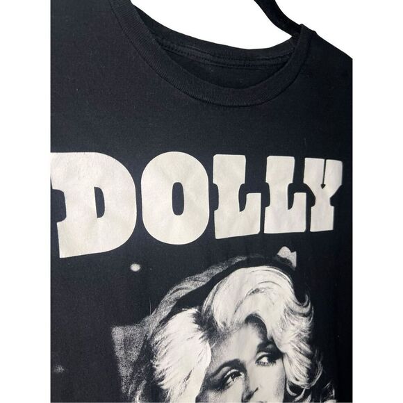 Dolly Parton Men’s Medium Portrait Graphic T-Shirt Black - Picture 3 of 6